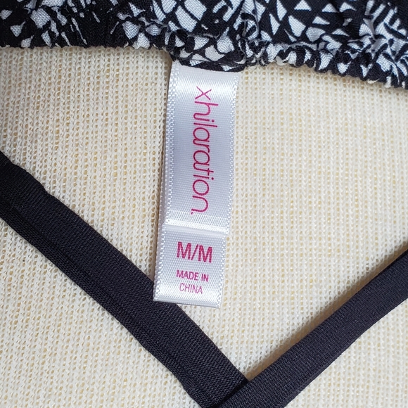 Black/White Xhilaration Romper - Size M (NWT) - Picture 5 of 12